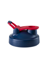Classic Replacement Shaker Cup Lid in navy and red