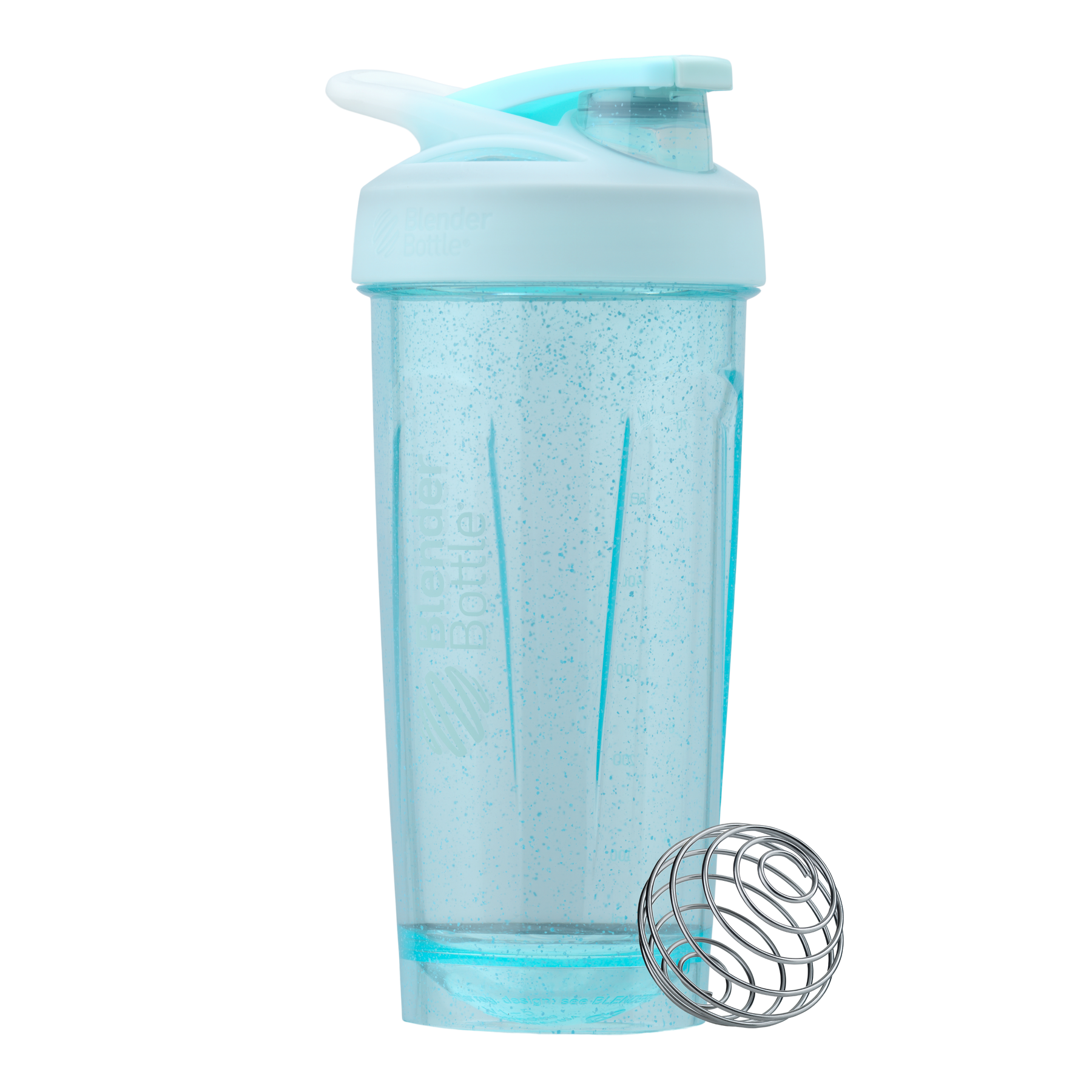 Light Frosty Blue Sport Protein Shake Cup 28oz | Material#Polypropylene (PP)_Color#Cool Blue_Size#28oz