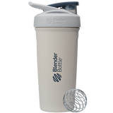 White Sport Stainless insulated protein shaker cup. | Color#Bone