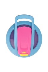 Blue and pink Rays lid with flip-cap and locking lid. | Color#Rays The Bar